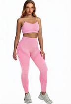 3D Sculpt High-Waist Yoga Leggings