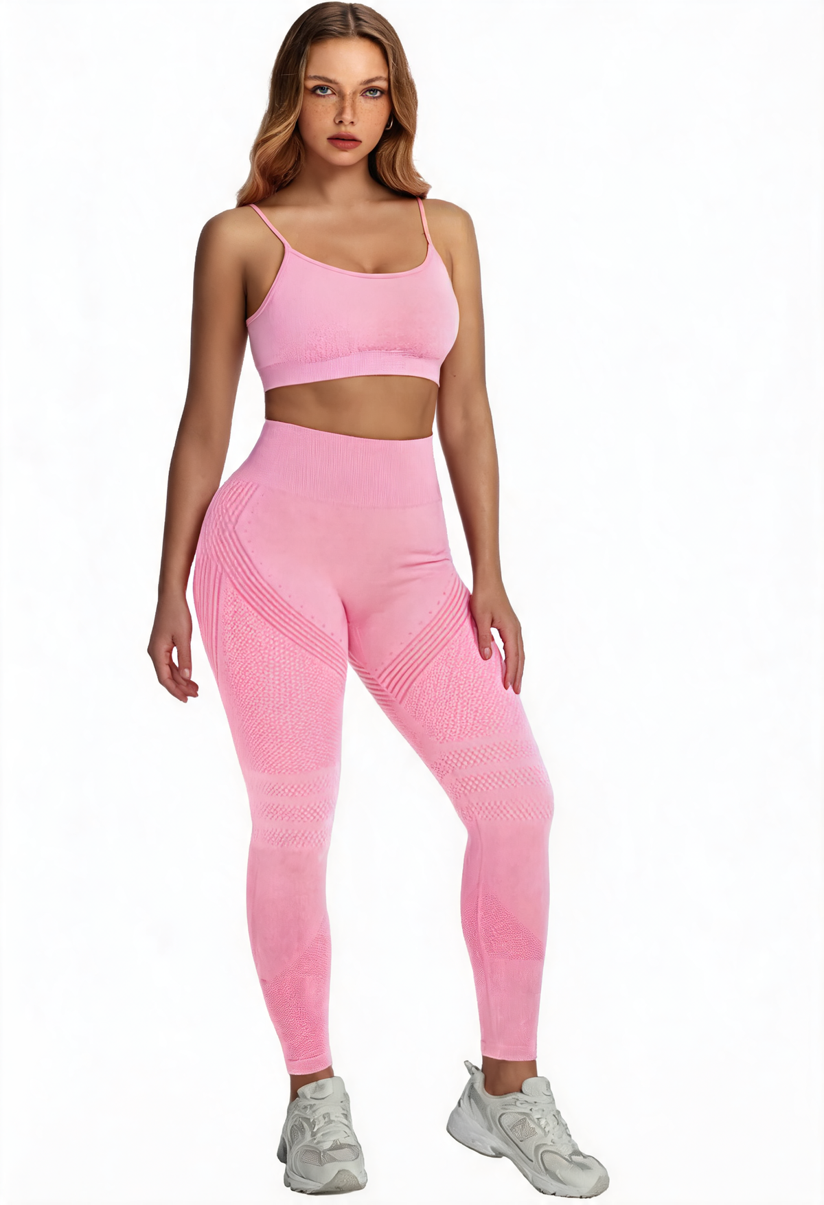 3D Sculpt High-Waist Yoga Leggings