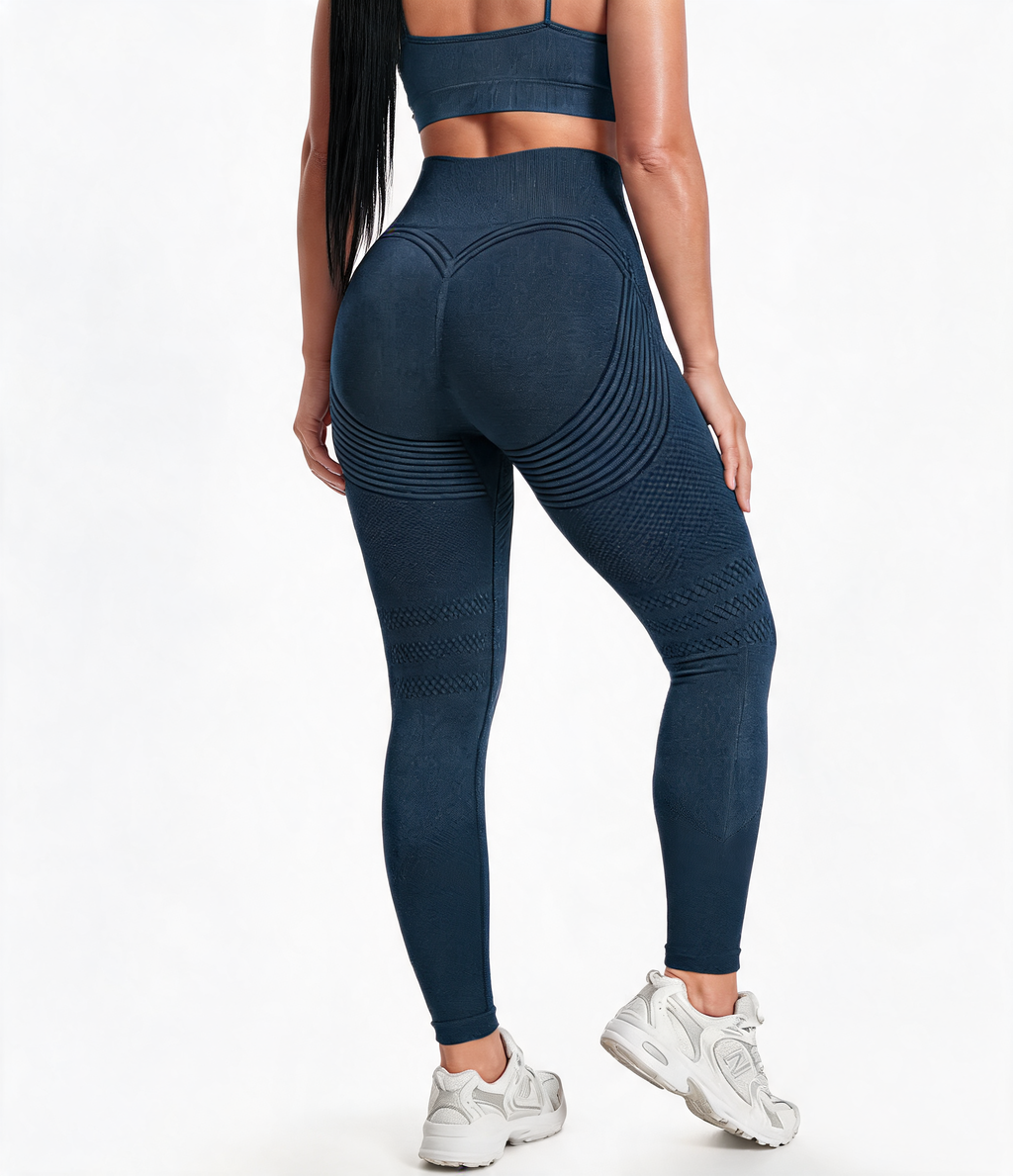 3D Circulation Boost High-Waist Anti-Cellulite Yoga Leggings