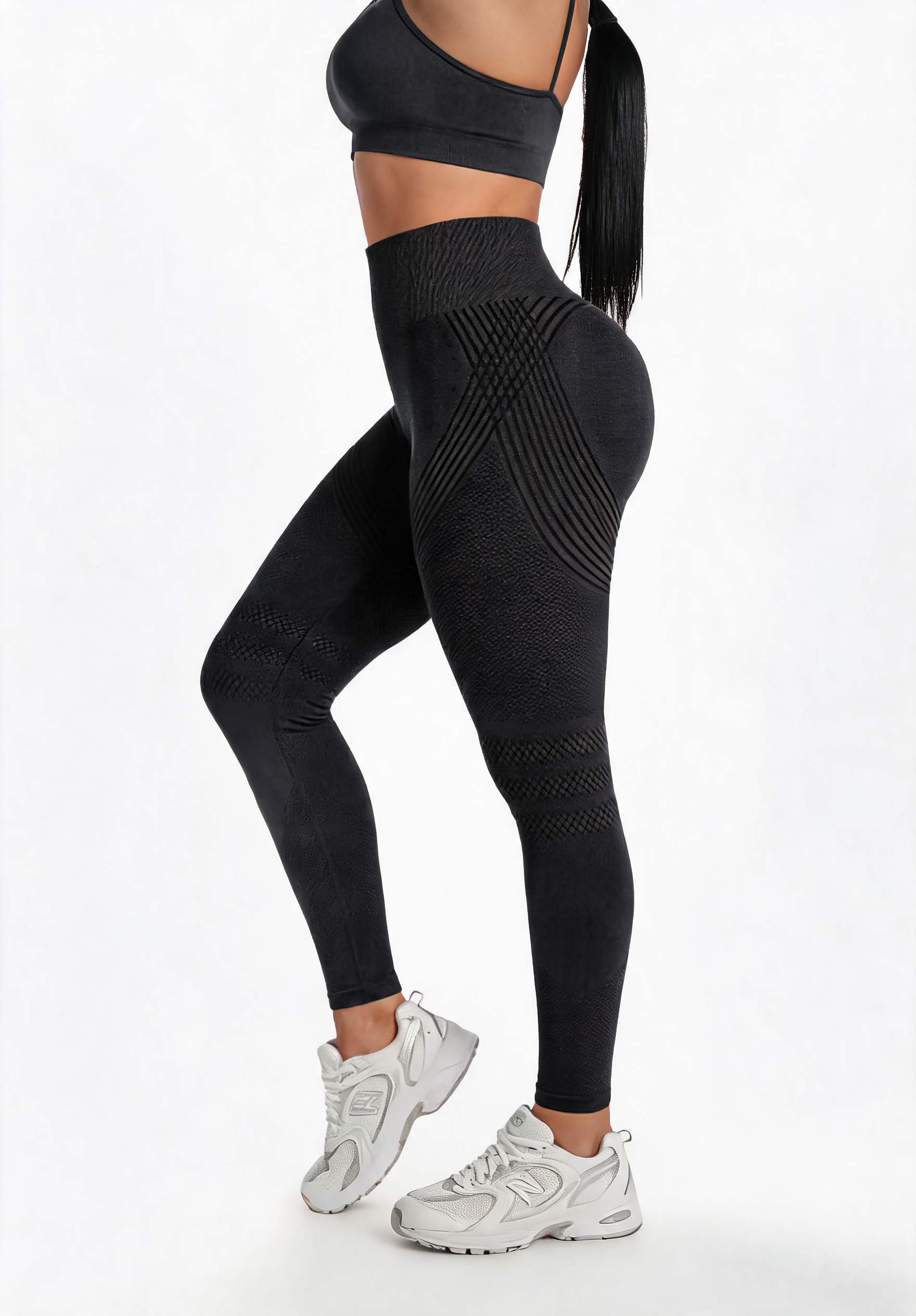3D Circulation Boost High-Waist Anti-Cellulite Yoga Leggings