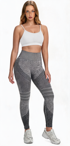 3D Sculpt High-Waist Yoga Leggings