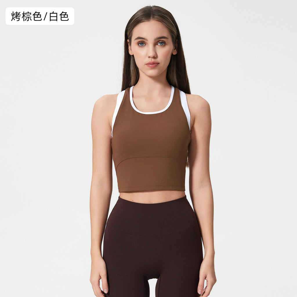 Contrast Racerback Sports Tank