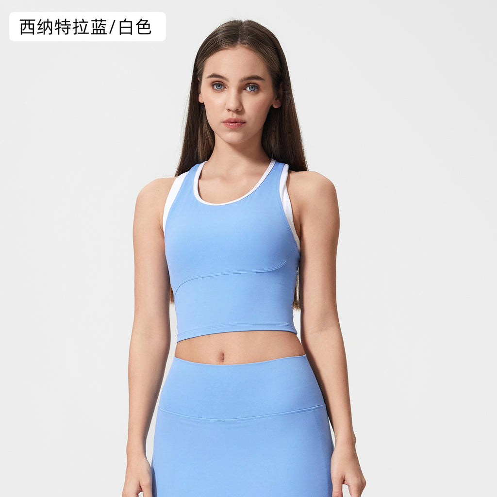 Contrast Racerback Sports Tank