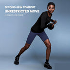 Seamless long-sleeve yoga top — second-skin comfort in Classic Black