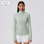 Slim-Fit Full-Zip Yoga Jacket | nestwear